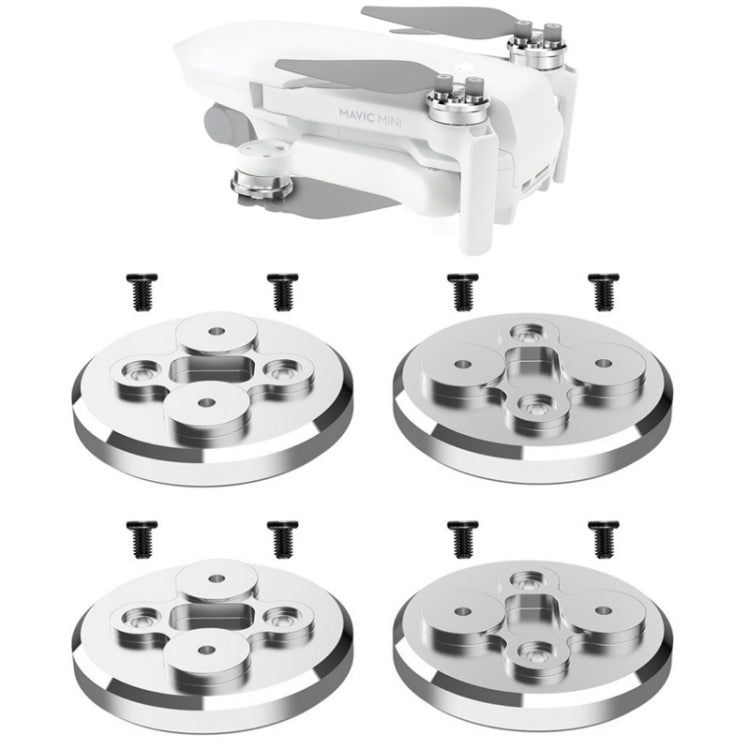 RCSTQ 4 PCS Motor Protective Cover Aluminum Alloy Motors Cap Protector with Blade Screw Set for DJI Mavic Mini - DJI & GoPro Accessories by RCSTQ | Online Shopping UK | buy2fix