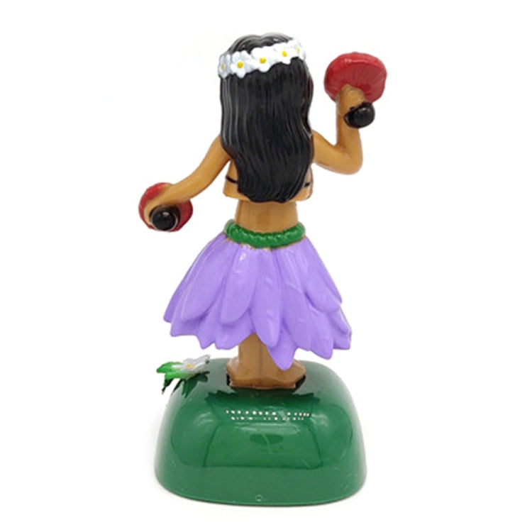 Solar Powered Dancing Hula Girl Swinging Bobble Toy Gift for Car Decoration - Ornaments by buy2fix | Online Shopping UK | buy2fix