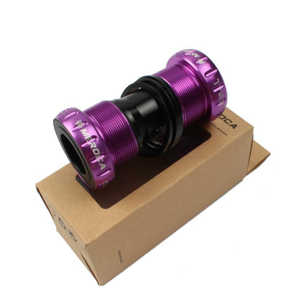 Meroca Mountain Bike Bottom Axle One Hollow Bb Bicycle Screw-In Bottom(Purple) - Bottom Brackets by buy2fix | Online Shopping UK | buy2fix