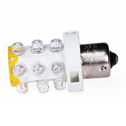 B15 15 LEDs Small Bulb LED Warning Light, Random Color Delivery, Voltage:220V - Security by buy2fix | Online Shopping UK | buy2fix