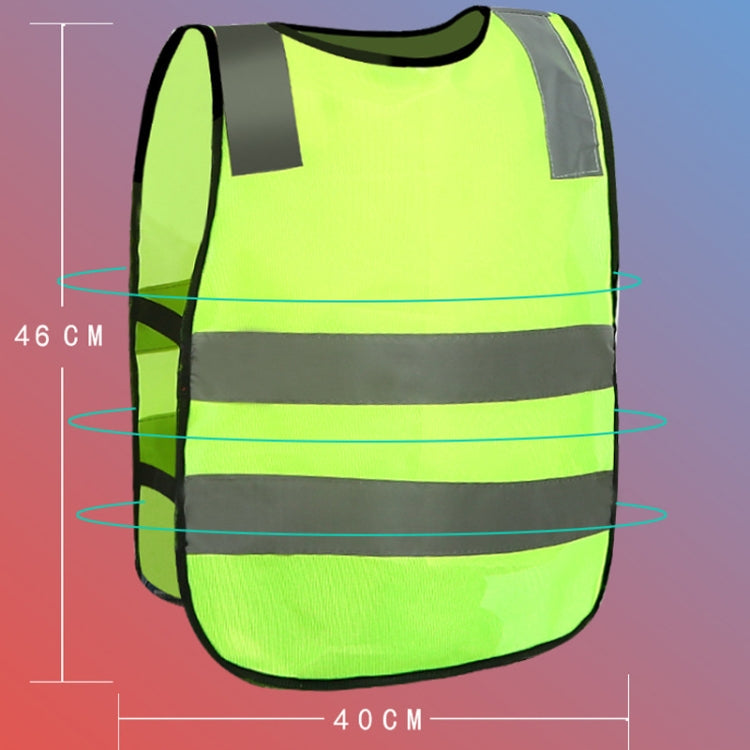 Safety Kids Reflective Stripes Clothing Children Reflective Vest(Blue) - Reflective Safety Clothing by buy2fix | Online Shopping UK | buy2fix