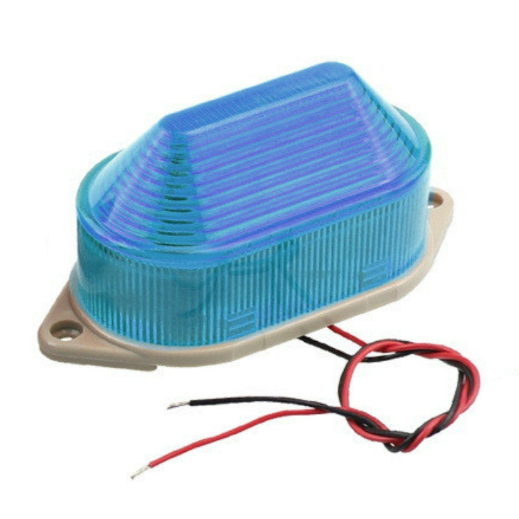 DC24V Led Mini Strobe Signal Warning Light Silent Warning Light(Blue) - Warning Lights by buy2fix | Online Shopping UK | buy2fix