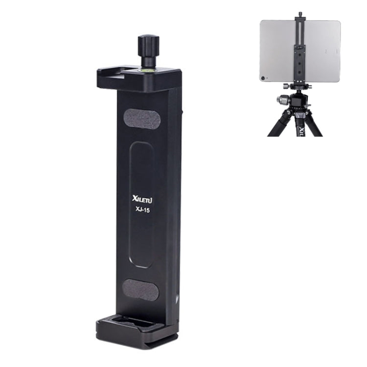 Xiletu Xj15 Live Broadcast Desktop Full Metal Tripod Mount Tablet Pc Phone Clamp With 1/4 Inch Screw Holes & Cold Shoe Base(Black) - Other Accessories by Xiletu | Online Shopping UK | buy2fix