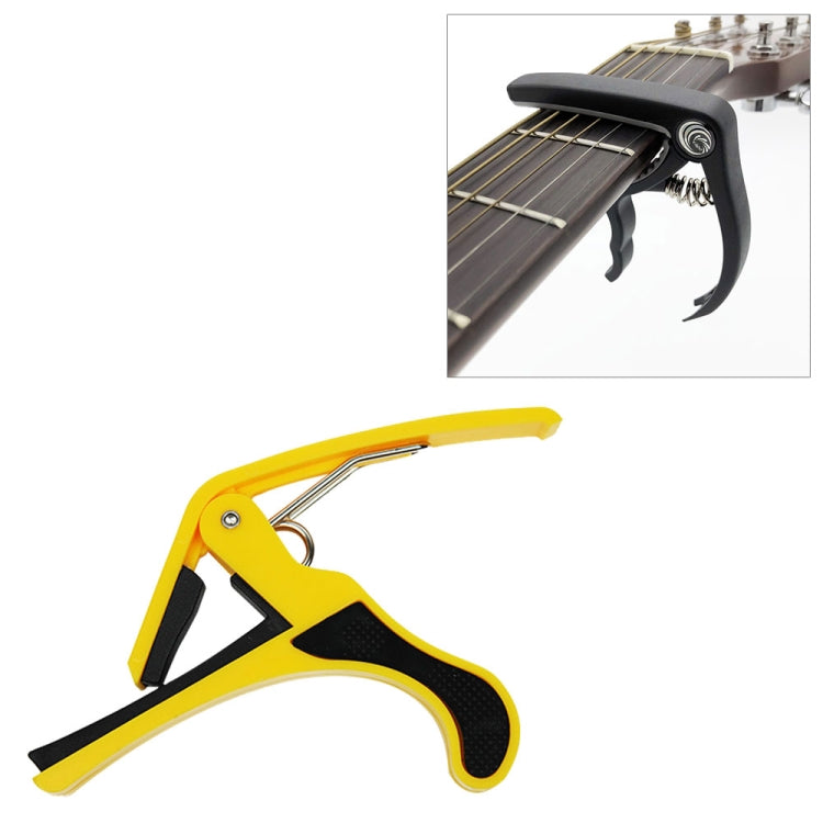 Plastic Guitar Capo for 6 String Acoustic Classic Electric Guitarra Tuning Clamp Musical Instrument Accessories(Yellow) - Stringed Instruments by buy2fix | Online Shopping UK | buy2fix