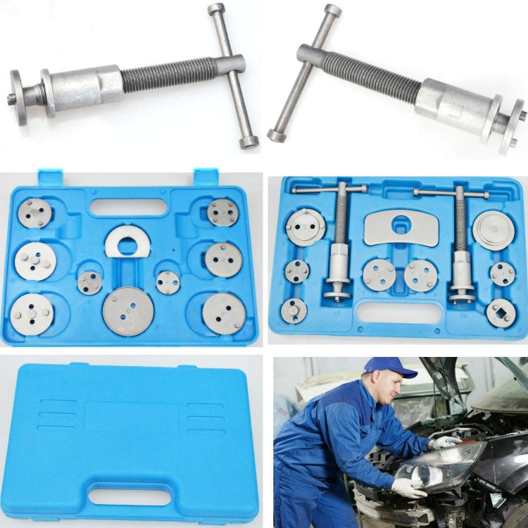 21 In 1 Positive And Negative Teeth Brake Group Disc Brake Pads Car Brake Adjuster Brake Cylinder Adjustment Tool - In Car by buy2fix | Online Shopping UK | buy2fix