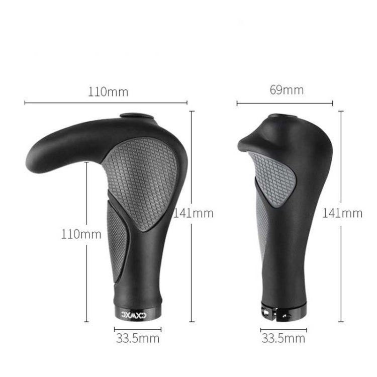 1 Pair CXWXC Bicycle Handlebar Cover Mountain Bike Bullhorn Rubber Handlebar Cover Riding Accessories, Style:HL-G232 - Outdoor & Sports by CXWXC | Online Shopping UK | buy2fix