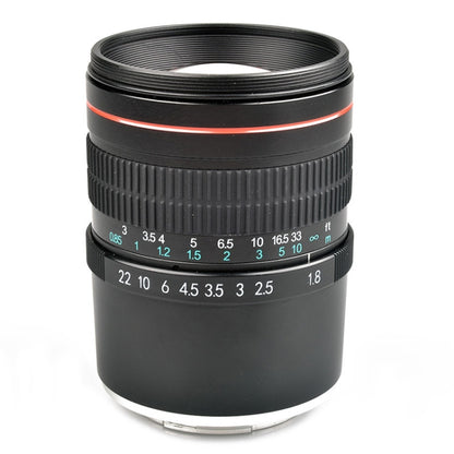 Lightdow 85mm F1.8 Fixed Focus Portrait Macro Manual Focus Camera Lens for Sony Cameras - Auxiliary Lens by Lightdow | Online Shopping UK | buy2fix