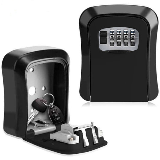 HG2 Arc Wall Mounted Password Key Box(Black) - Security by buy2fix | Online Shopping UK | buy2fix