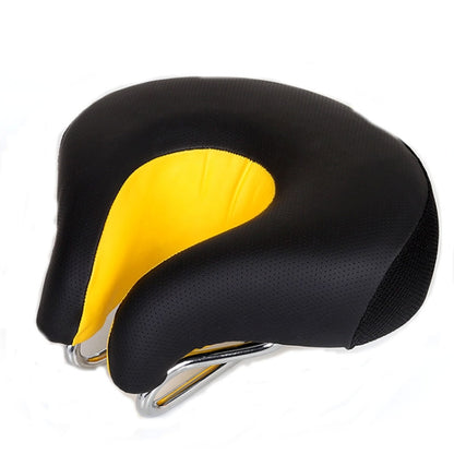 Noseless Bicycle Saddle Mountain Bike Thickened  Soft Cushion(Yellow) - Outdoor & Sports by buy2fix | Online Shopping UK | buy2fix