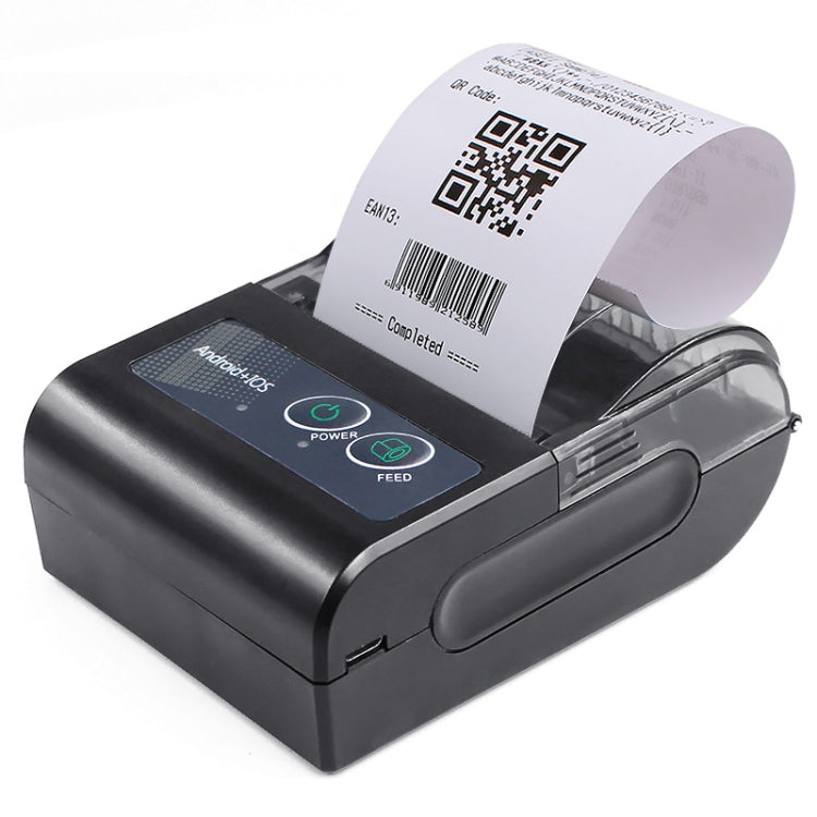 58HB6 Portable Bluetooth Thermal Printer Label Takeaway Receipt Machine, Supports Multi-Language & Symbol/Picture Printing, Model: US Plug (Spanish) - Consumer Electronics by buy2fix | Online Shopping UK | buy2fix