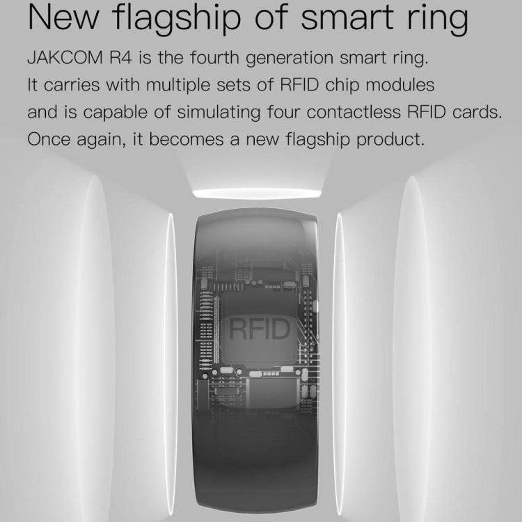 JAKCOM R4 Smart Ring Multifunctional Lord Of The Rings, Size: 60mm for Apple & Android(Number 9) - Smart Rings / Smart Telephones by JAKCOM | Online Shopping UK | buy2fix