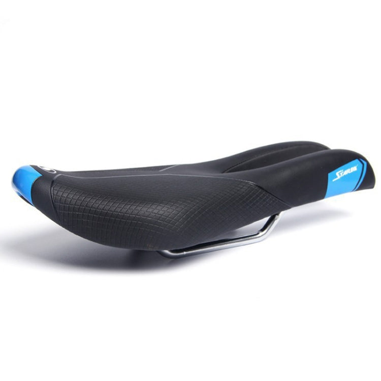 STARBK Mountain Bike Saddle Seat Cushion Road Bike Bicycle Seat(Black Blue) - Outdoor & Sports by STARBK | Online Shopping UK | buy2fix