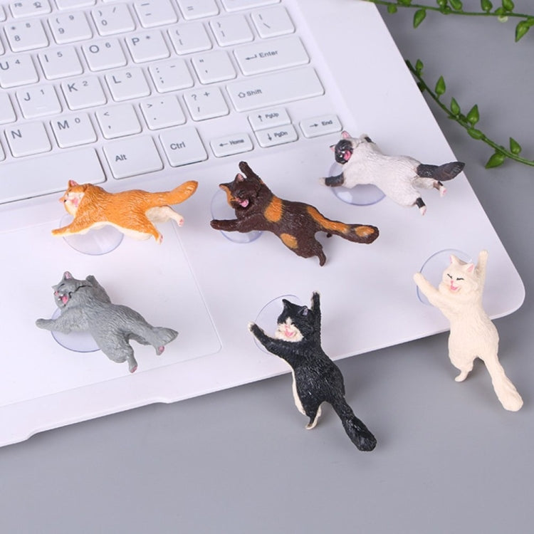 60 PCS Sucker Design Cute Cat Smartphone Holder(Orange) - Desktop Holder by buy2fix | Online Shopping UK | buy2fix