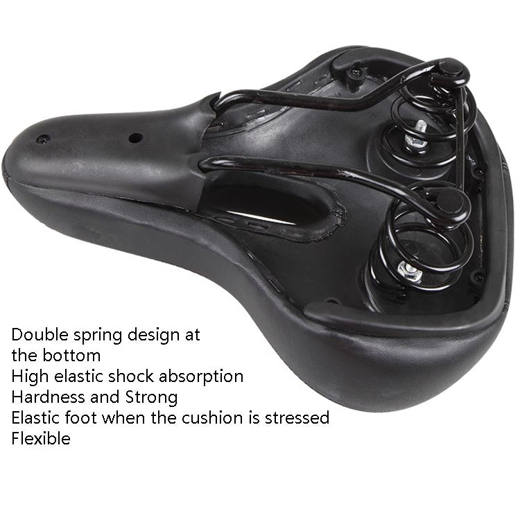 Bicycle Seat Saddle Bicycle Seat Car Seat(Black) - Outdoor & Sports by buy2fix | Online Shopping UK | buy2fix