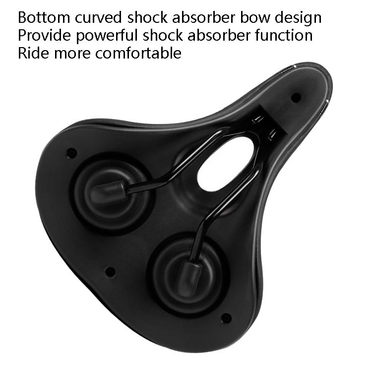 Wheel Up Bicycle Seat Saddle Mountain Bike Road Bike Bicycle Seat Riding Equipment Accessories(Black) - Outdoor & Sports by Wheel Up | Online Shopping UK | buy2fix