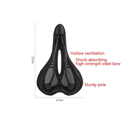 Wheel Up Mountain Bike Bicycle Seat Saddle Road Bike Bicycle Seat Accessories Equipment(Black) - Outdoor & Sports by Wheel Up | Online Shopping UK | buy2fix