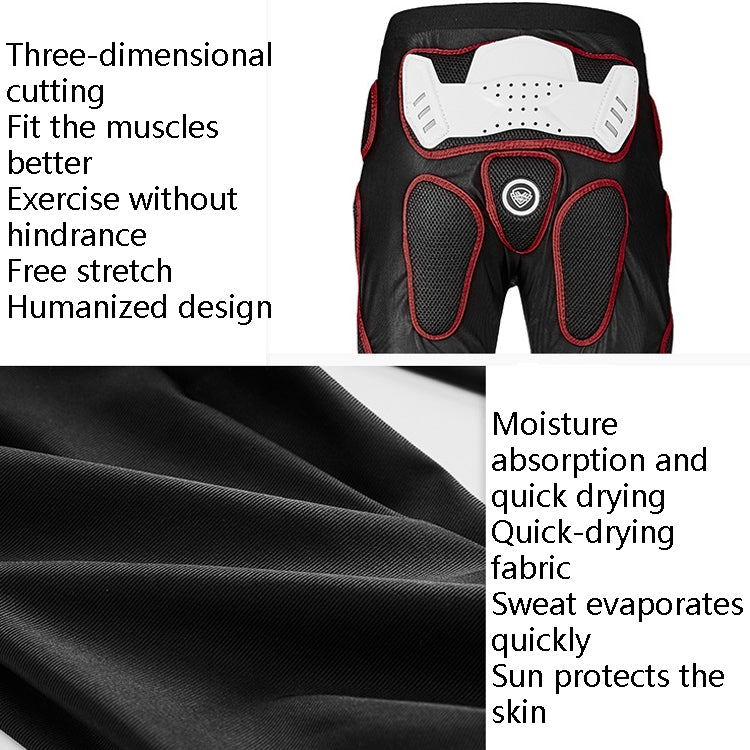 SULAITE Motorcycle Cross-Country Riding Trousers Protective Hip Pants, Specification: M(Black) - Protective Gear by SULAITE | Online Shopping UK | buy2fix