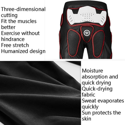 SULAITE Motorcycle Cross-Country Riding Trousers Protective Hip Pants, Specification: M(Black) - Protective Gear by SULAITE | Online Shopping UK | buy2fix