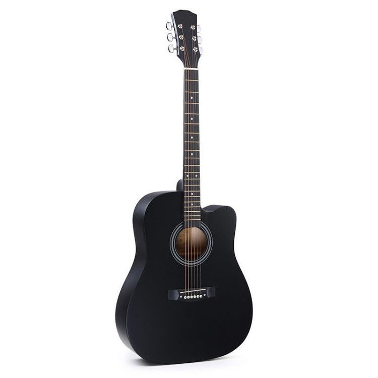 Folk Acoustic Guitar Beginner Training And Teaching Stringed Instruments, Colour: 41 Inch (Black) - Stringed Instruments by buy2fix | Online Shopping UK | buy2fix