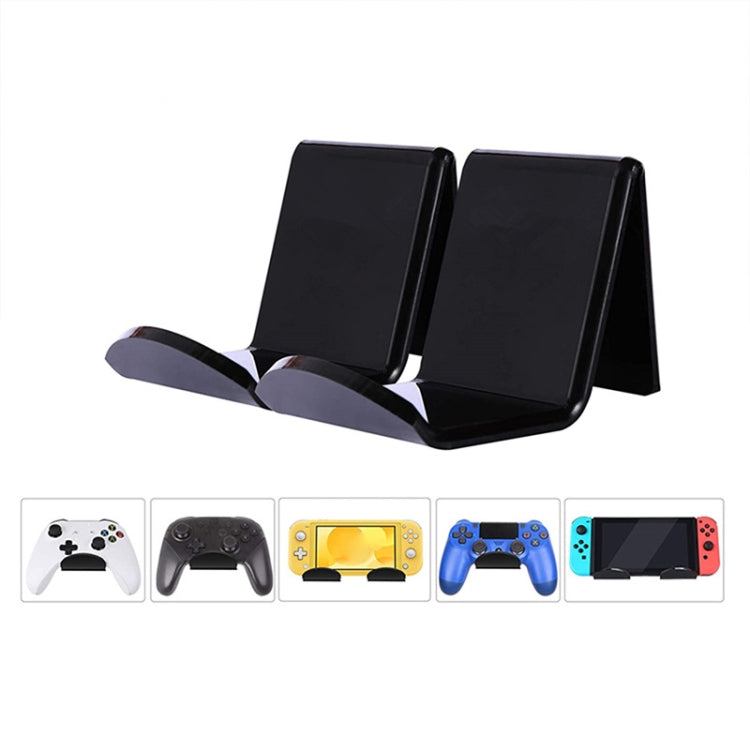 3 PCS Stick-On Headset Bracket Wall-Mounted Gamepad Bracket(Black) - Headset Stand by buy2fix | Online Shopping UK | buy2fix