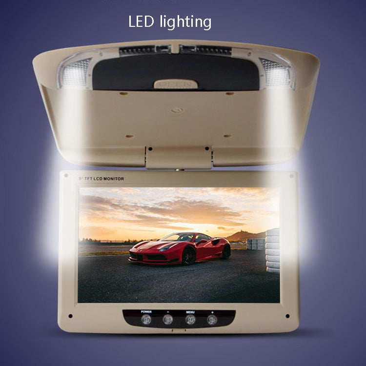 9 Inch Car HD Car Reversing Display Car Ceiling Display(Black) - Car Monitor by buy2fix | Online Shopping UK | buy2fix
