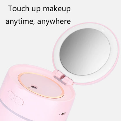 K005 Portable Hydrating LED Fill Light Makeup Mirror USB Mini Humidifier(White) - Home & Garden by buy2fix | Online Shopping UK | buy2fix