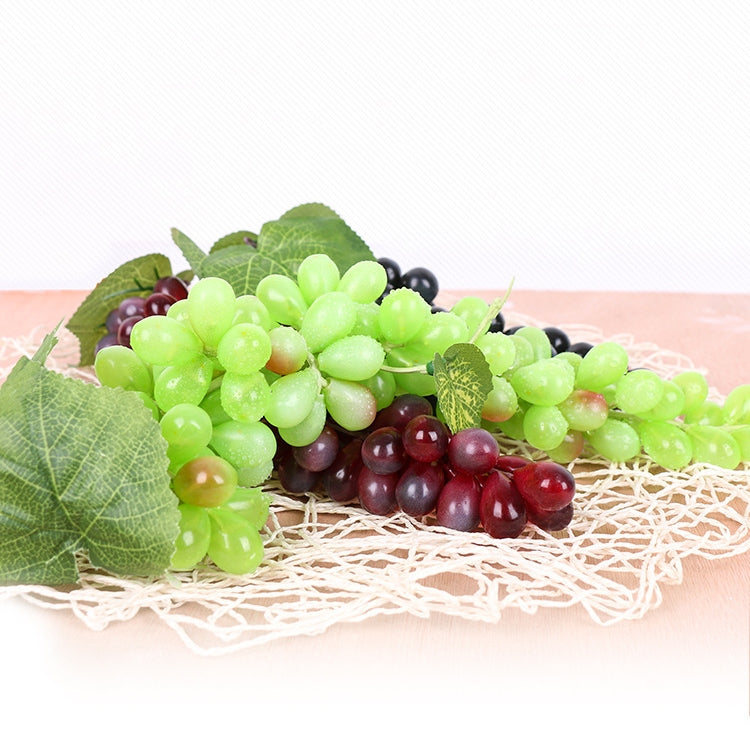 2 Bunches 110 Granules Agate Grapes Simulation Fruit Simulation Grapes PVC with Cream Grape Shoot Props - Camera Accessories by buy2fix | Online Shopping UK | buy2fix