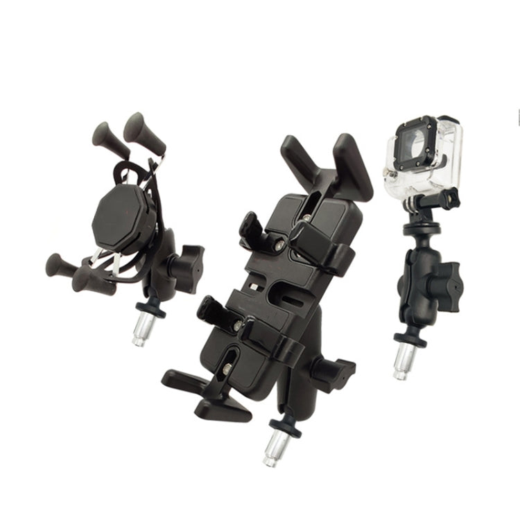 N-P090 Hollow Ball Head Loading Mobile Phone Bracket Handlebar Holder - Holder by buy2fix | Online Shopping UK | buy2fix