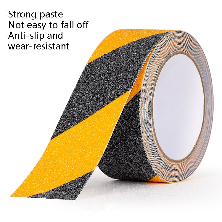 Sands Anti-Slip Tape Ground Sticking Line Wear-Resistant Stair Step Warning Tape Black 5cm x 5m - Reflective Material by buy2fix | Online Shopping UK | buy2fix