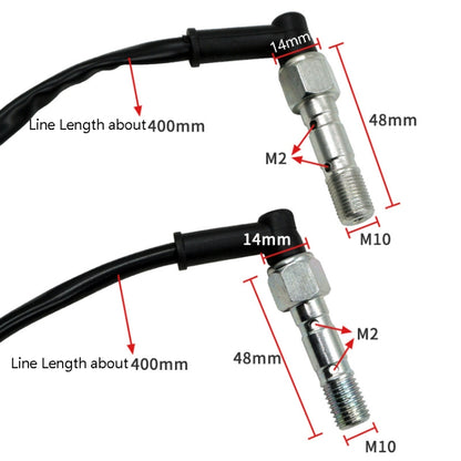 Motorcycle Accessories Disc Brake Pad M10 Hydraulic Brake Switch Double Hole Hydraulic Brake Switch, Specification: M10 x 1.25mm - Motorbike Brakes by buy2fix | Online Shopping UK | buy2fix