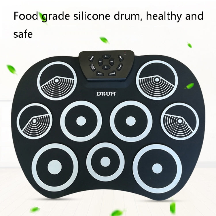 Silicone Folding Portable Hand-Rolled Drum DTX Game Strike Board(G800 Yellow) - Percussion Instruments by buy2fix | Online Shopping UK | buy2fix