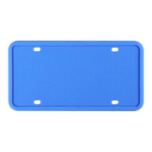 2 Sets Waterproof Rustproof Non-damaging Car Paint Silicone License Plate Frame, Specification: US Blue - License Plate Covers & Frames by buy2fix | Online Shopping UK | buy2fix