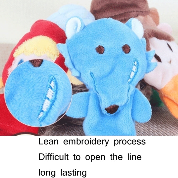 Animal Finger Dolls Plush Toys For Preschool Education, Height: 7.5cm(5 PCS/Set Little Grizzlies+Story Card) - Soft Toys by buy2fix | Online Shopping UK | buy2fix