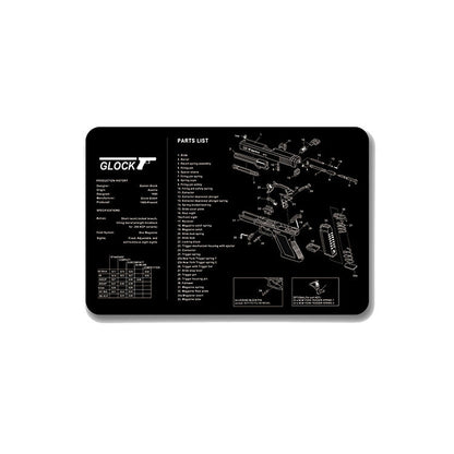 2 PCS Heat Transfer Non-Slip Single-Sided Office Gaming Mouse Pad 5mm(SPS-Glock) - Mouse Pads by buy2fix | Online Shopping UK | buy2fix