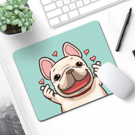 6 PCS Non-Slip Mouse Pad Thick Rubber Mouse Pad, Size: 21 X 26cm(Fighting Dog) - Mouse Pads by buy2fix | Online Shopping UK | buy2fix