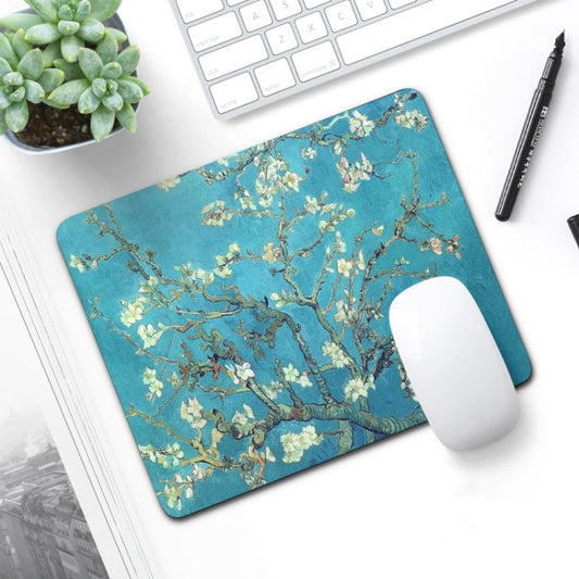 6 PCS Non-Slip Mouse Pad Thick Rubber Mouse Pad, Size: 21 X 26cm(Apricot Flower) - Mouse Pads by buy2fix | Online Shopping UK | buy2fix