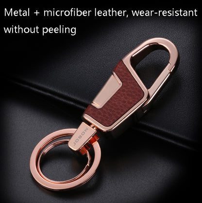 JOBON ZB-6611 Car Keychain Men Waist Hanging Keychain Simple Key Rings(Golden) - Key Rings by JOBON | Online Shopping UK | buy2fix