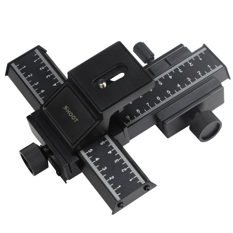 Shoot 4-Way Macro Focusing Focus Rail Slider / Close-Up Shooting Rail Slider - Camera Accessories by Shoot | Online Shopping UK | buy2fix