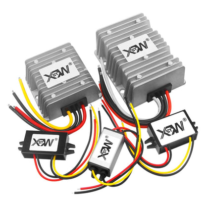 XWST DC 12/24V To 5V Converter Step-Down Vehicle Power Module, Specification: 12/24V To 5V 25A Large Aluminum Shell -  by buy2fix | Online Shopping UK | buy2fix