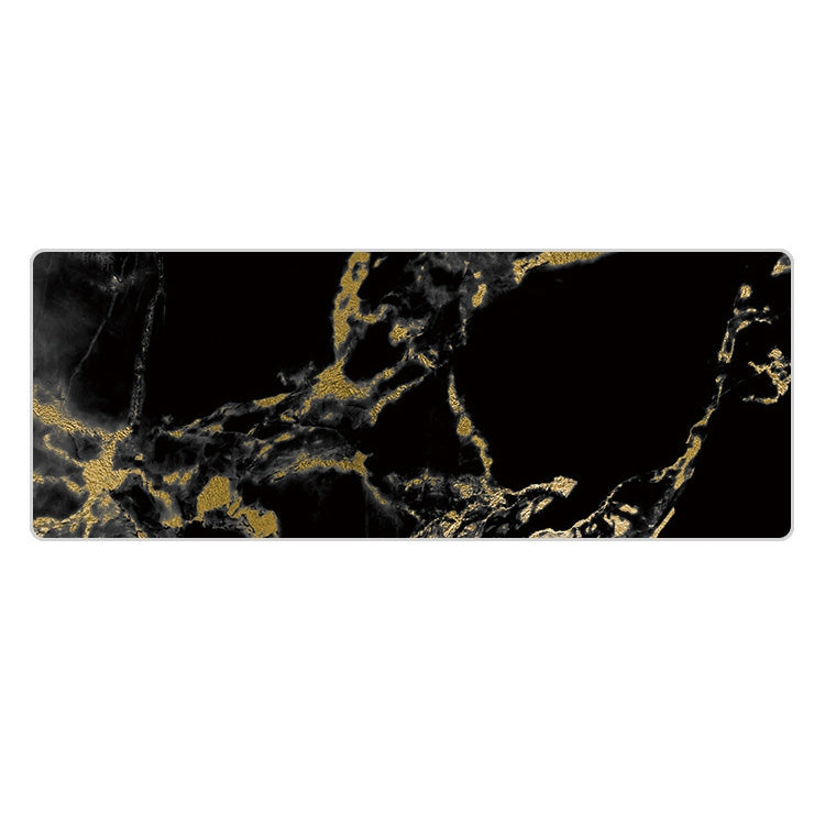 300x800x3mm Marbling Wear-Resistant Rubber Mouse Pad(Black Gold Marble) - Mouse Pads by buy2fix | Online Shopping UK | buy2fix