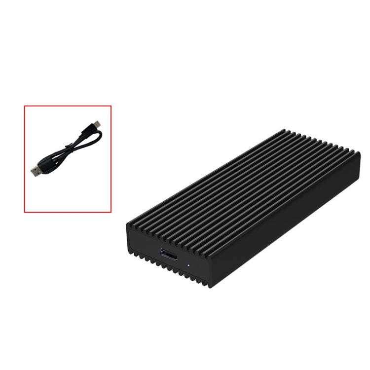 M.2 NVME / NGFF Mobile Hard Disk Box TYPE-C3.1 Notebook External Solid State Drive Box, Style: PC280K NVME Single Cable - HDD Enclosure by buy2fix | Online Shopping UK | buy2fix