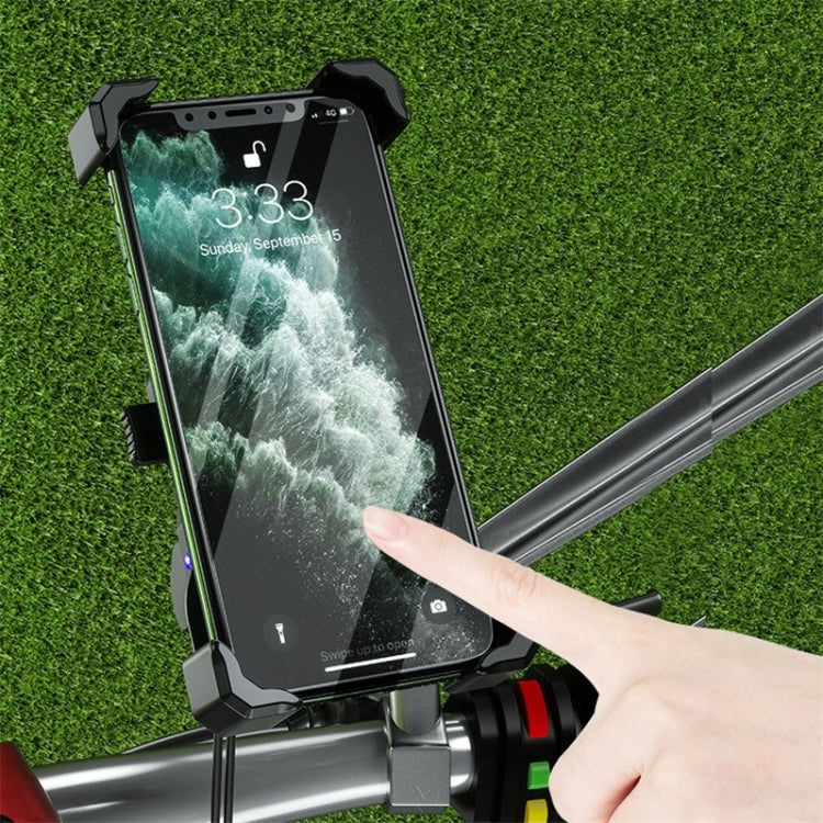 Kewig Motorcycle Outdoor Riding Four-Claw Fixed Mobile Phone Bracket QC3.0 Fast Charging Waterproof Holder(M11-B) - Holder by buy2fix | Online Shopping UK | buy2fix