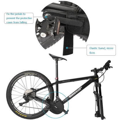 Rhuinowalk RM264 Bike Crankset Protective Mountain Bike Crankset Anti-Scratch Sleeve(Black) - Protective Cases by Rhuinowalk | Online Shopping UK | buy2fix