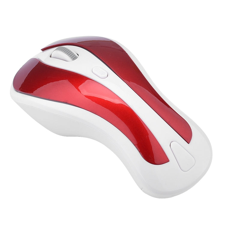 PR-01 1600 DPI 7 Keys Flying Squirrel Wireless Mouse 2.4G Gyroscope Game Mouse(White Red) - Wireless Mice by buy2fix | Online Shopping UK | buy2fix