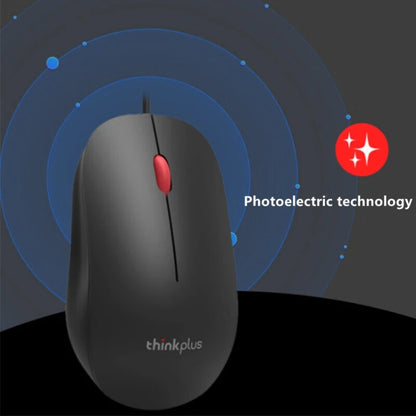 Lenovo Thinkplus M80 Office Lightweight Ergonomic Laptop Mouse, Specification: Wired - Wired Mice by Lenovo | Online Shopping UK | buy2fix