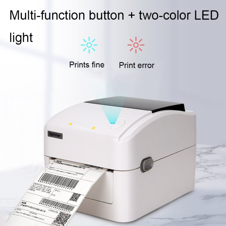 Xprinter XP-420B 108mm Express Order Printer Thermal Label Printer, Style:USB+LAN Port(AU Plug) - Consumer Electronics by Xprinter | Online Shopping UK | buy2fix