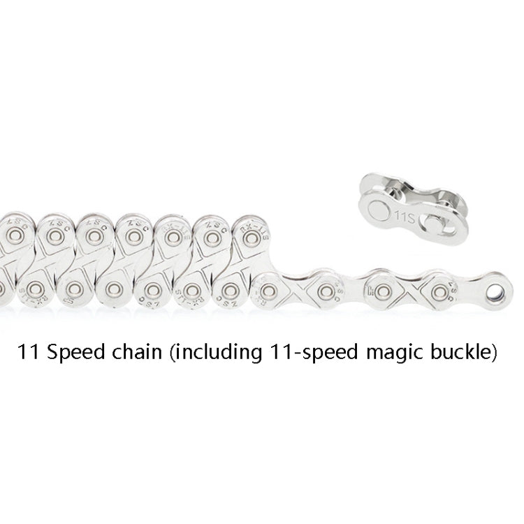 Mountain Road Bike Chain Electroplating Chain, Specification: 11 Speed - Outdoor & Sports by buy2fix | Online Shopping UK | buy2fix