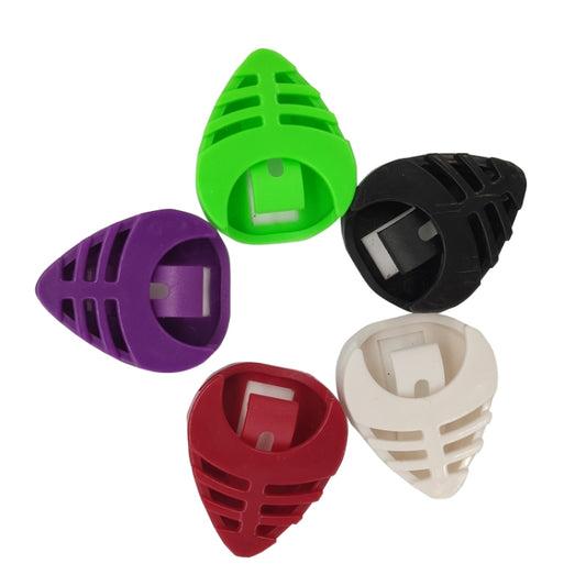 100 PCS Multicolor Plastic Ukulele Pick Box, Color Random Deliverty - Stringed Instruments by buy2fix | Online Shopping UK | buy2fix