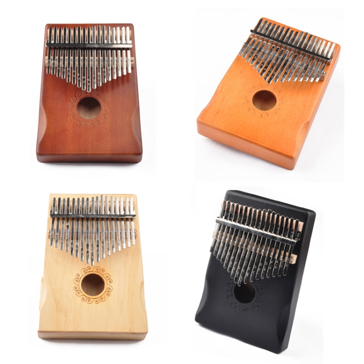 17-Tone Thumb Piano Kalimba Beginners Introduction Finger Piano, Colour: Yellow Kit - Keyboard Instruments by buy2fix | Online Shopping UK | buy2fix