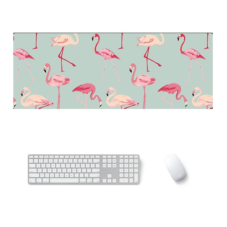 800x300x2mm  Office Learning Rubber Mouse Pad Table Mat(5 Flamingo) - Mouse Pads by buy2fix | Online Shopping UK | buy2fix